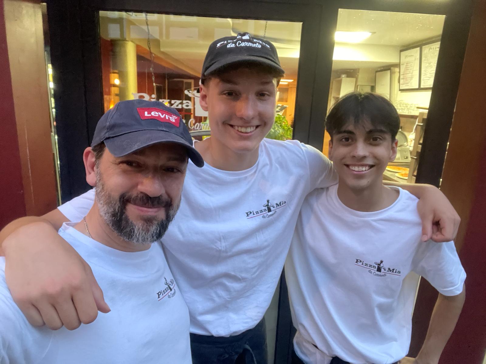 Unser Team von Pizza Mia da Carmelo